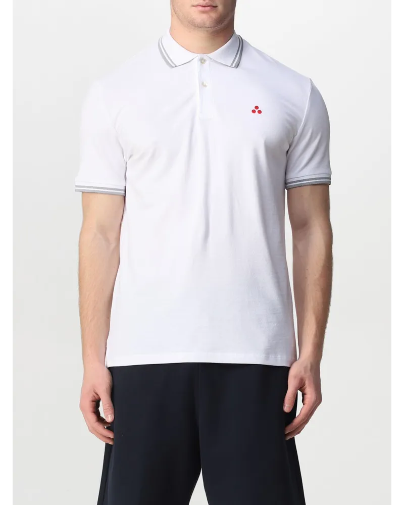 Peuterey Herren Polo Weiß