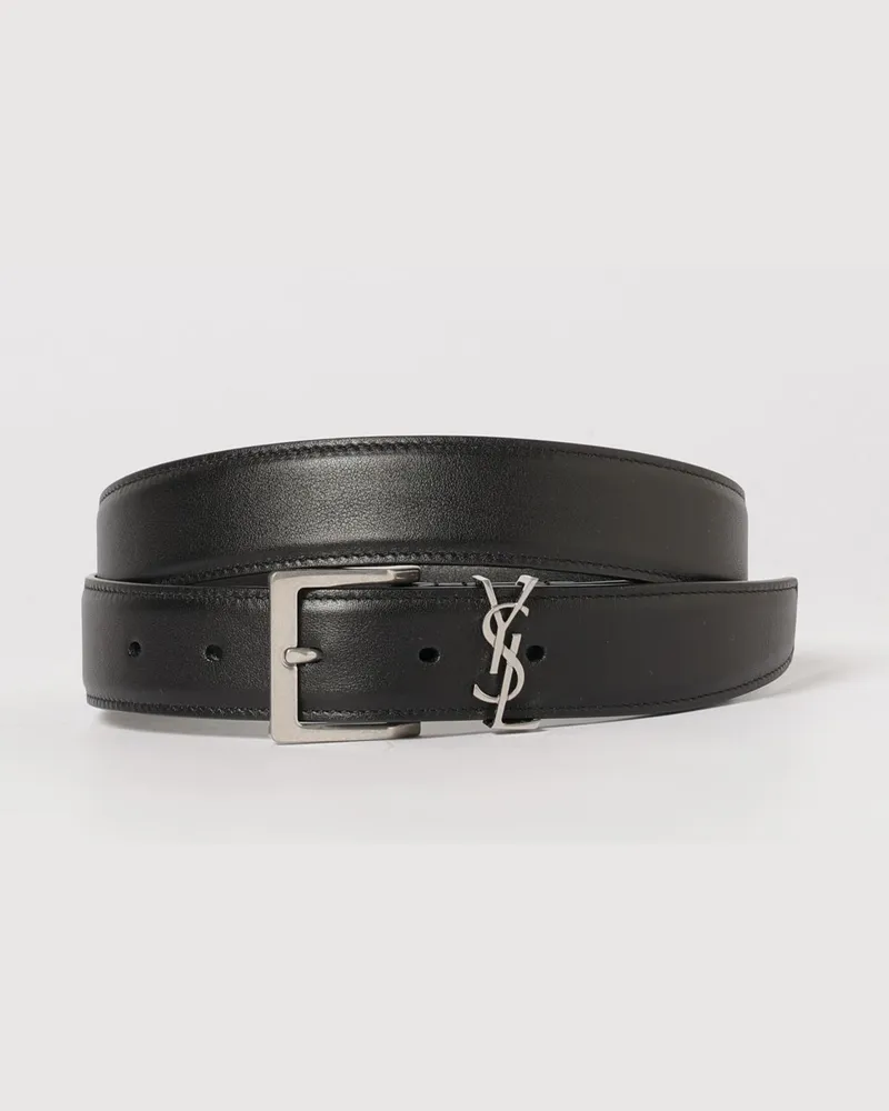 Saint Laurent Gürtel herren Schwarz