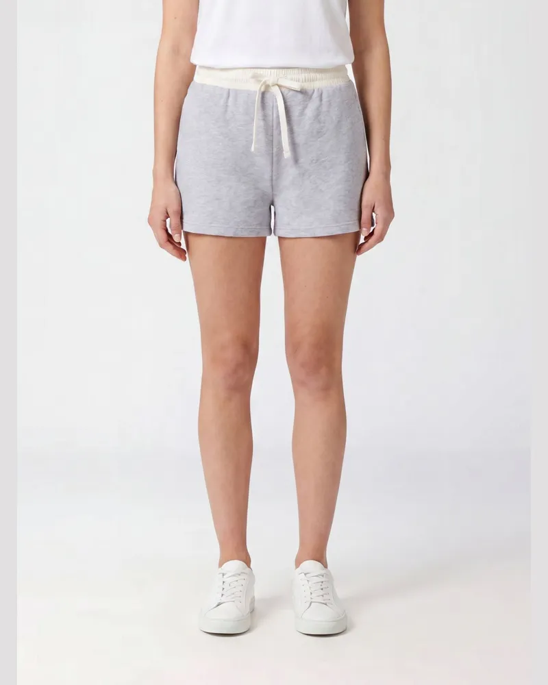 Rag & Bone Kurze Jogging-Shorts aus Baumwollmischung mit elastischem Bund Grau
