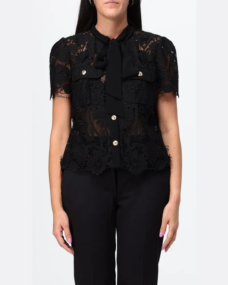 Self-Portrait Top damen Schwarz