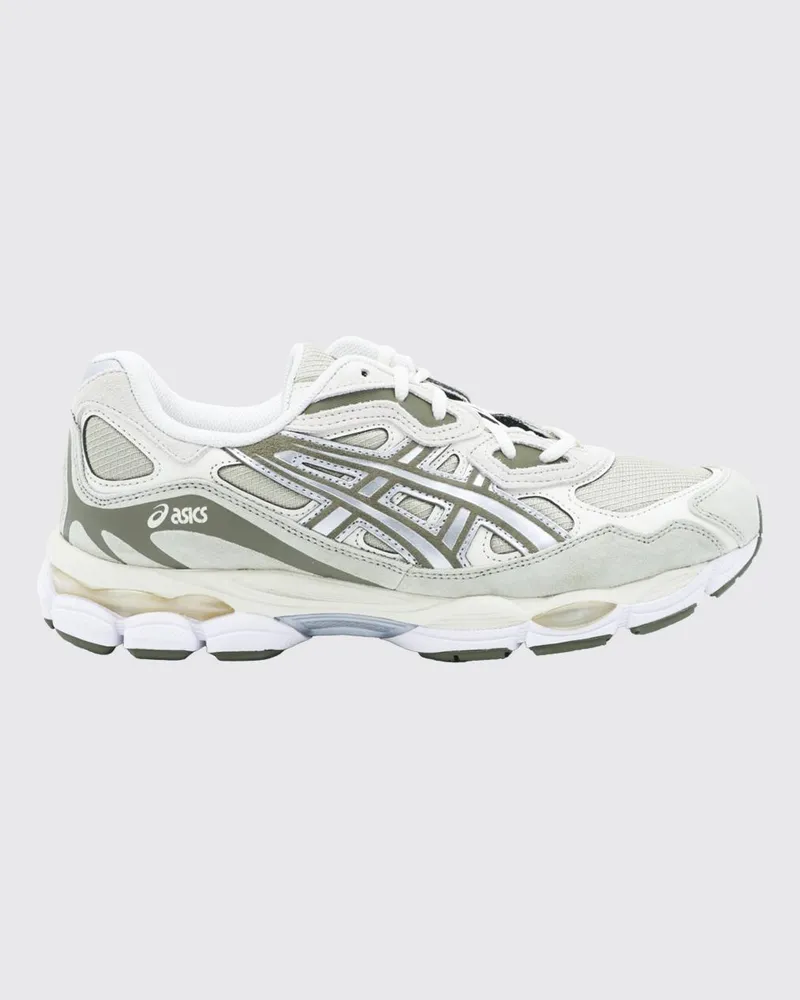 Asics Gel-NYC Low-Top Sneakers aus Wildleder und Mesh mit GEL-Technologie Kaki