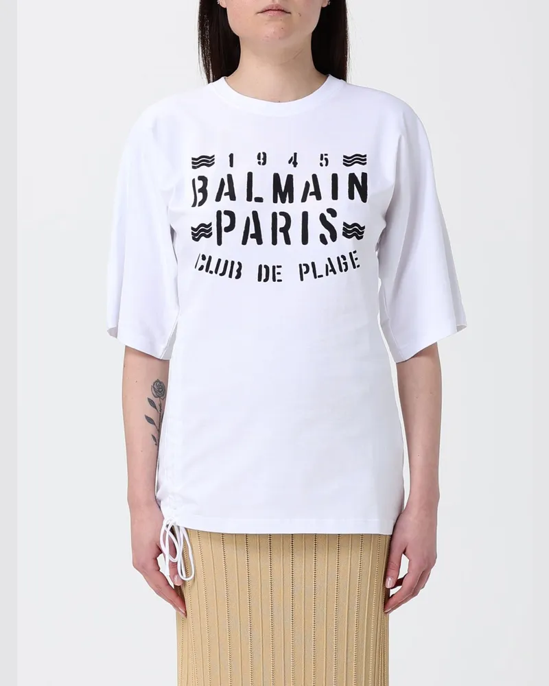 Balmain T-shirt damen Weiß