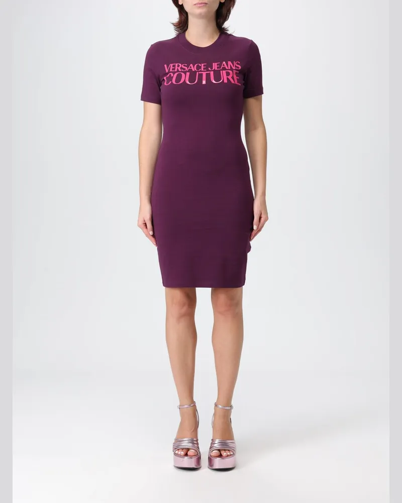 Versace Jeans Kleider damen Burgunderrot