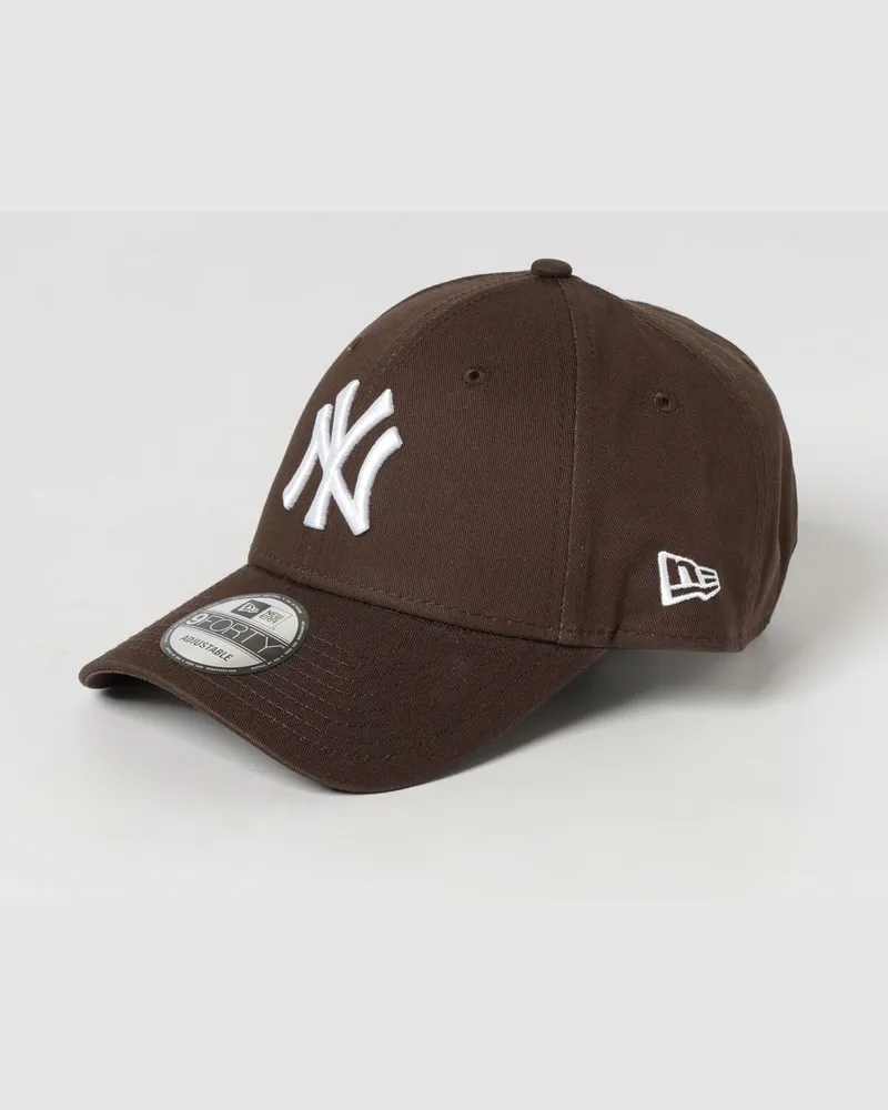 New Era 9Forty NY Yankees Baseballkappe aus Baumwolle mit gesticktem Logo Braun