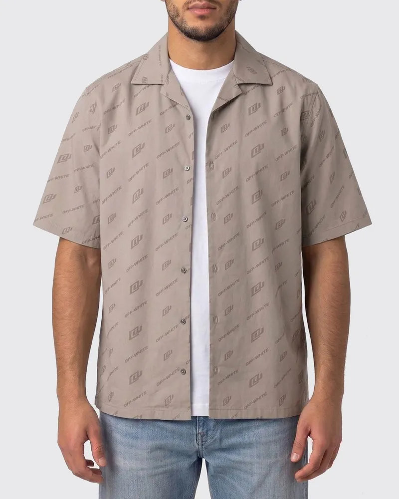 OFF-WHITE Hemd herren Grau