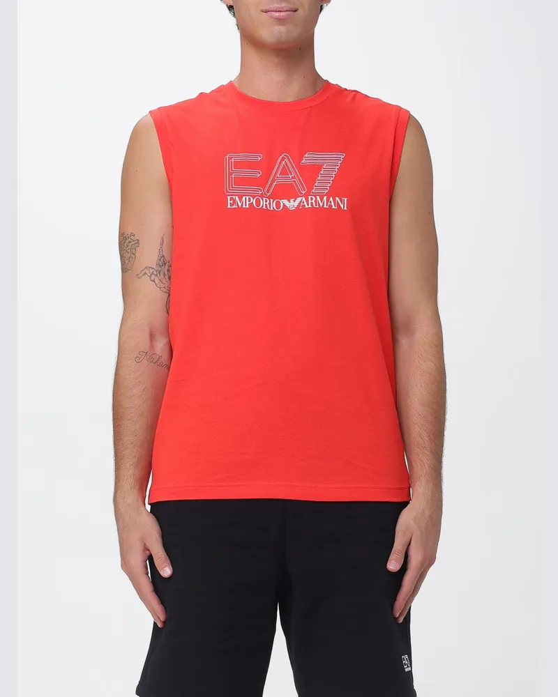 EA7 T-shirt herren Rot