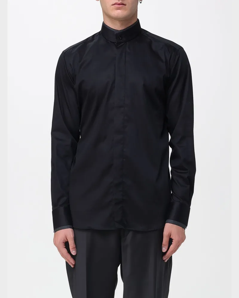 Karl Lagerfeld Hemd herren Schwarz