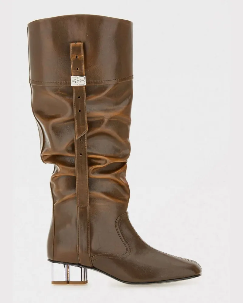 Ganni Stiefel damen Schwarz