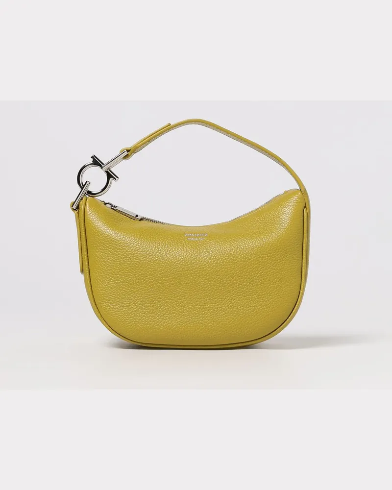 Ferragamo Schultertasche damen Limette