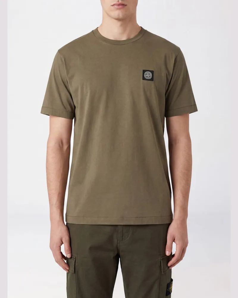 Stone Island T-shirt herren Military