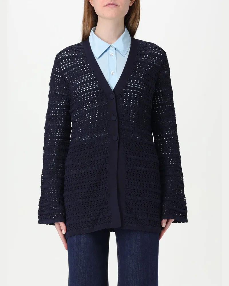 Twin-Set Strickjacke damen Blau
