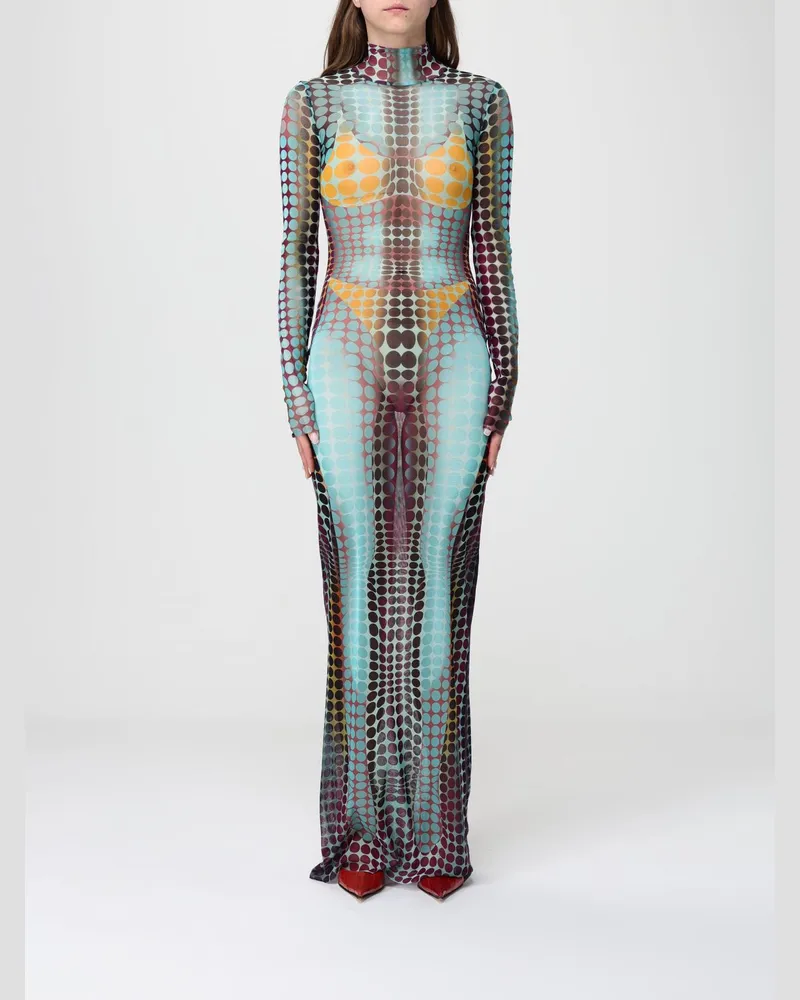 Jean Paul Gaultier Kleid damen Blau