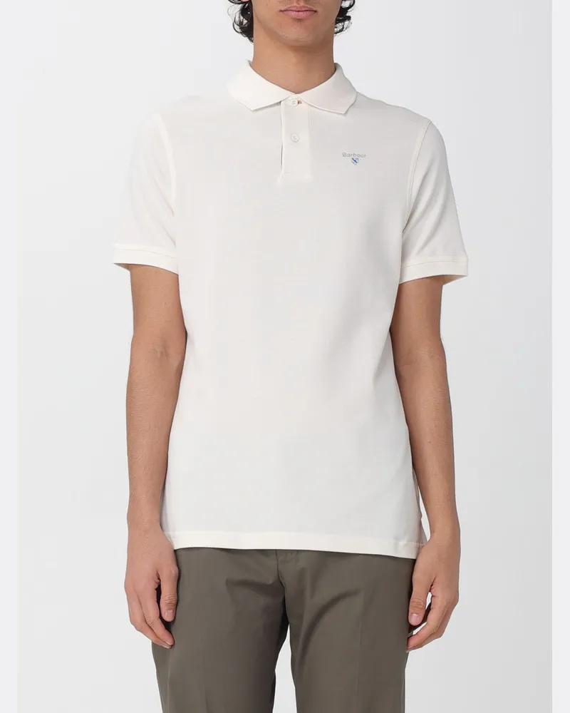 Barbour Polo herren Weiss