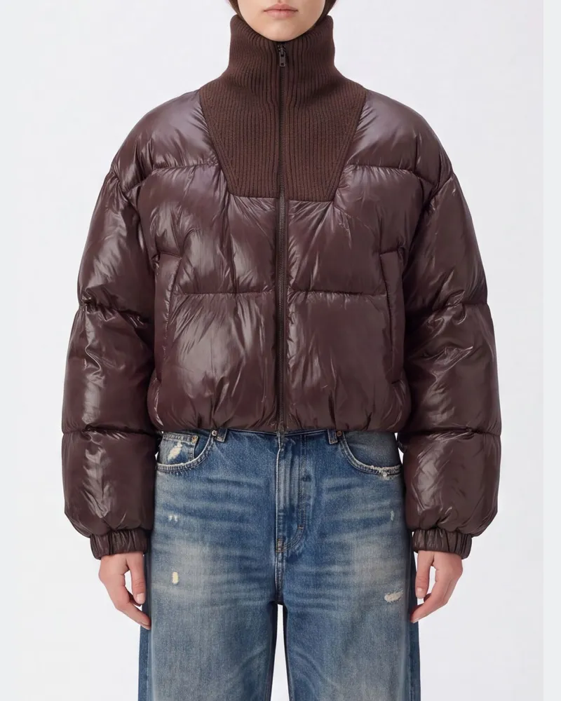 Diesel Mantel damen Weinrot