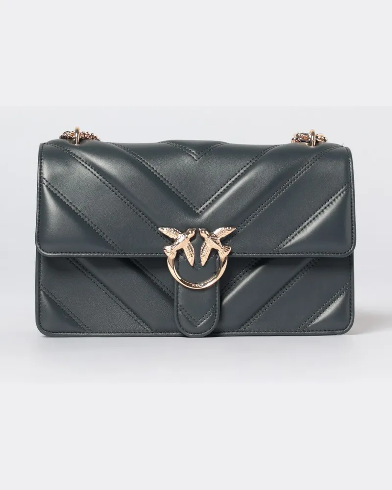 Pinko Schultertasche damen Grau