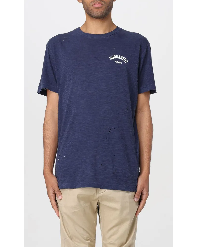 Dsquared2 T-shirt herren Blau