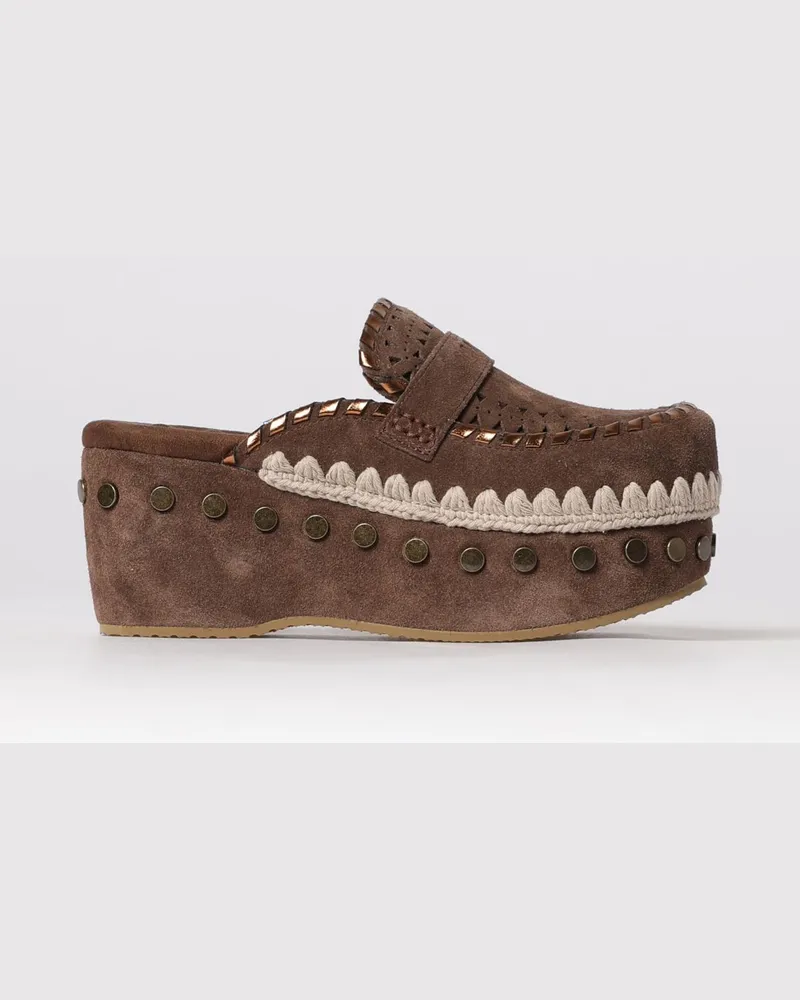 Mou Keilabsatzschuhe damen Braun