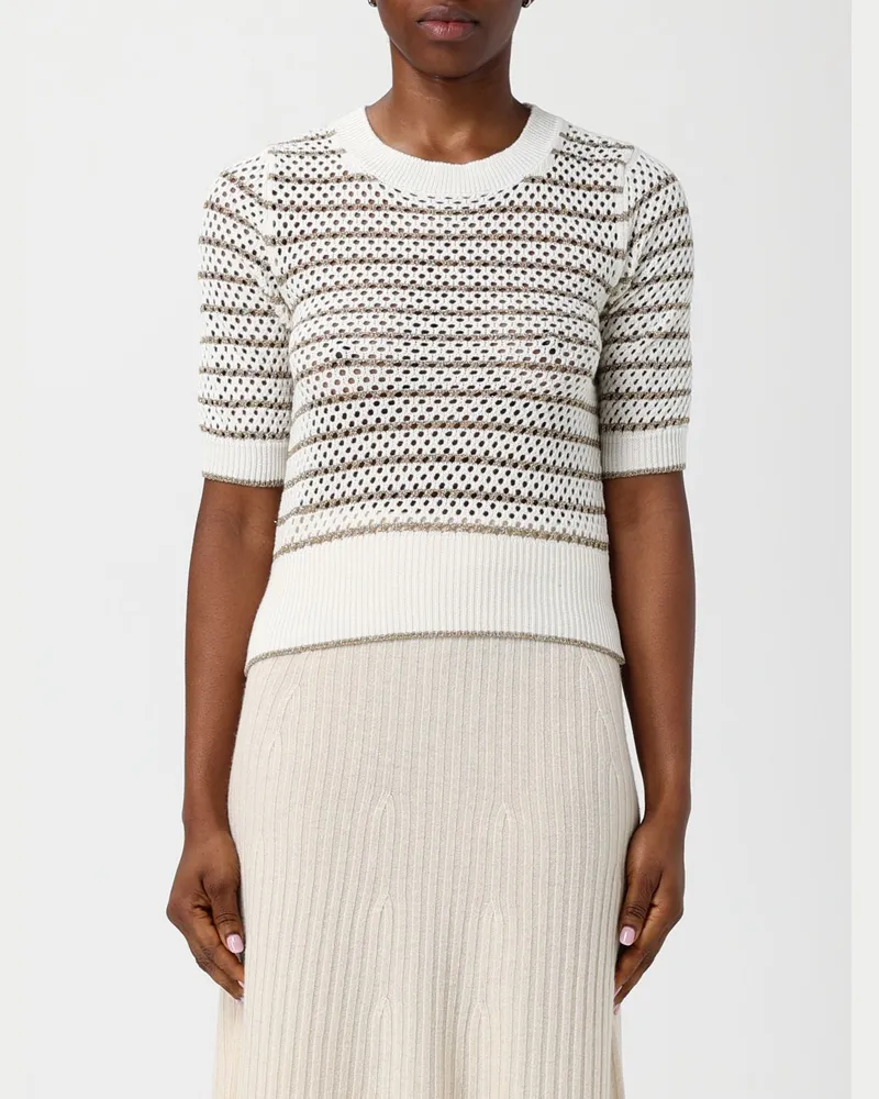 Twin-Set Top damen Weiß