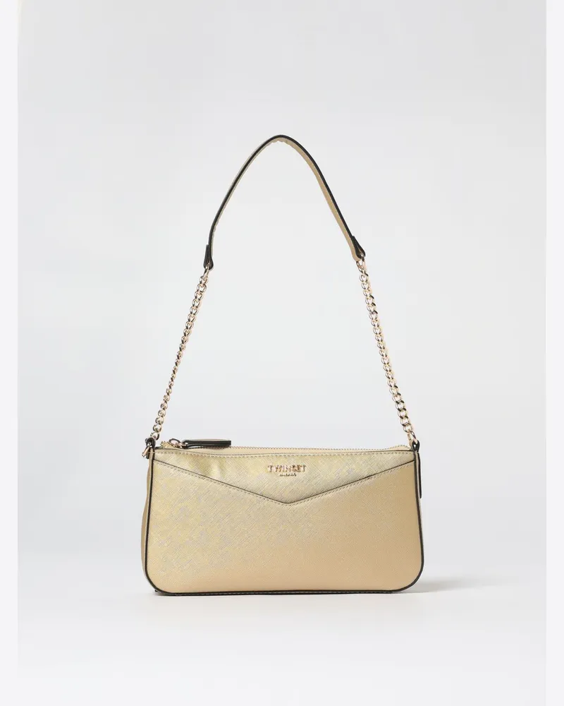 Twin-Set Schultertasche damen Gold