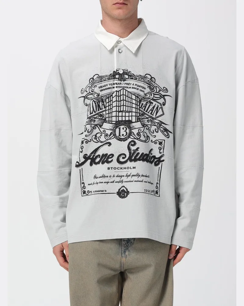 Acne Studios Polo herren Grau