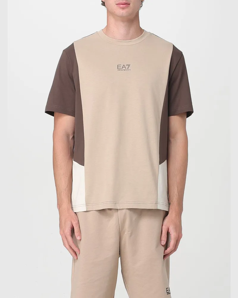 EA7 T-shirt herren Beige
