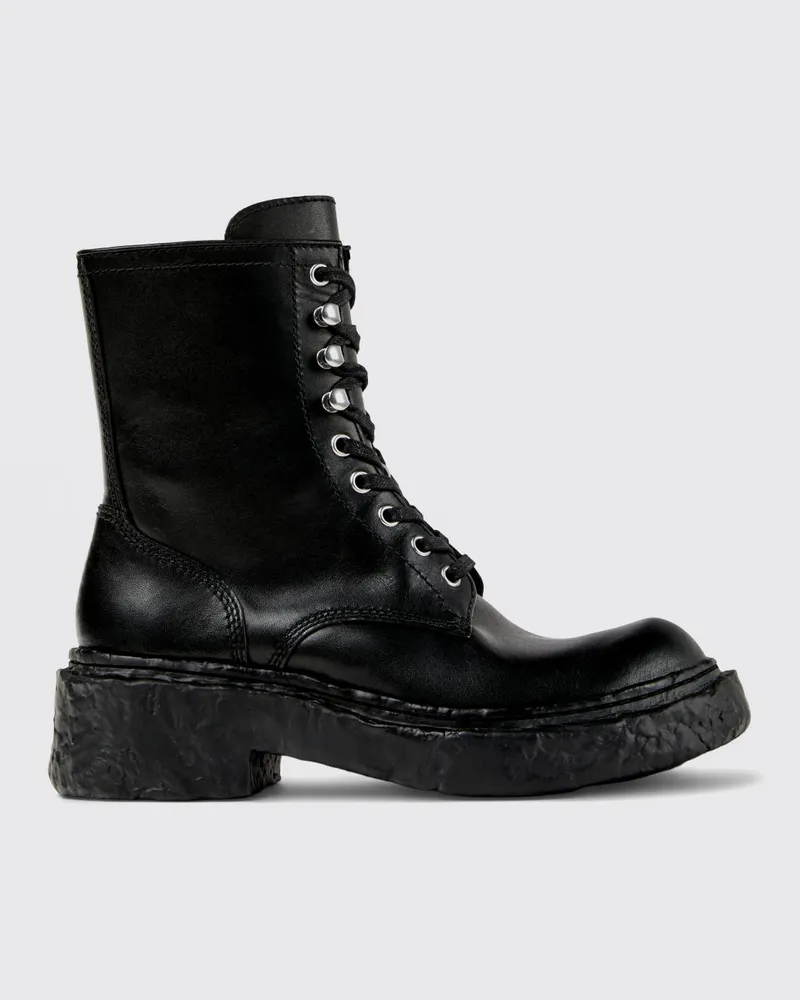 Camper Vamonos Ankle Boot aus Leder Schwarz