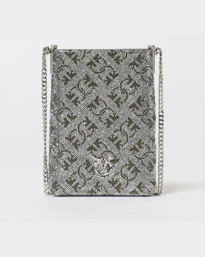 Pinko Handtasche damen Silber