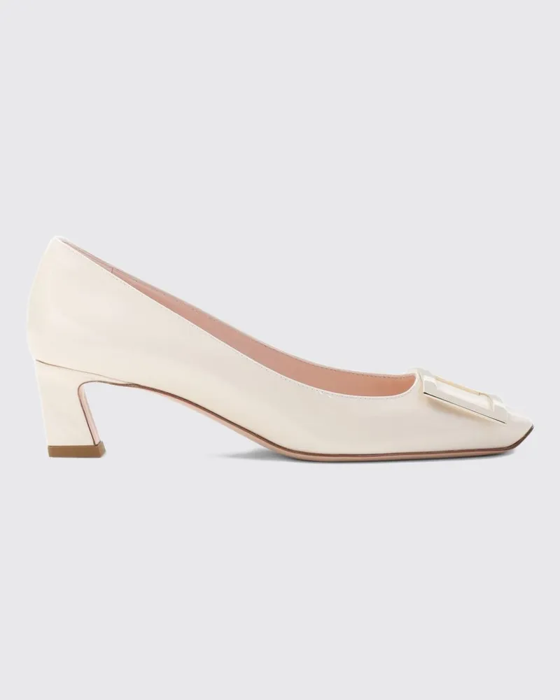 Roger Vivier Trompette Pumps von aus Lackleder mit niedrigem Absatz Pink