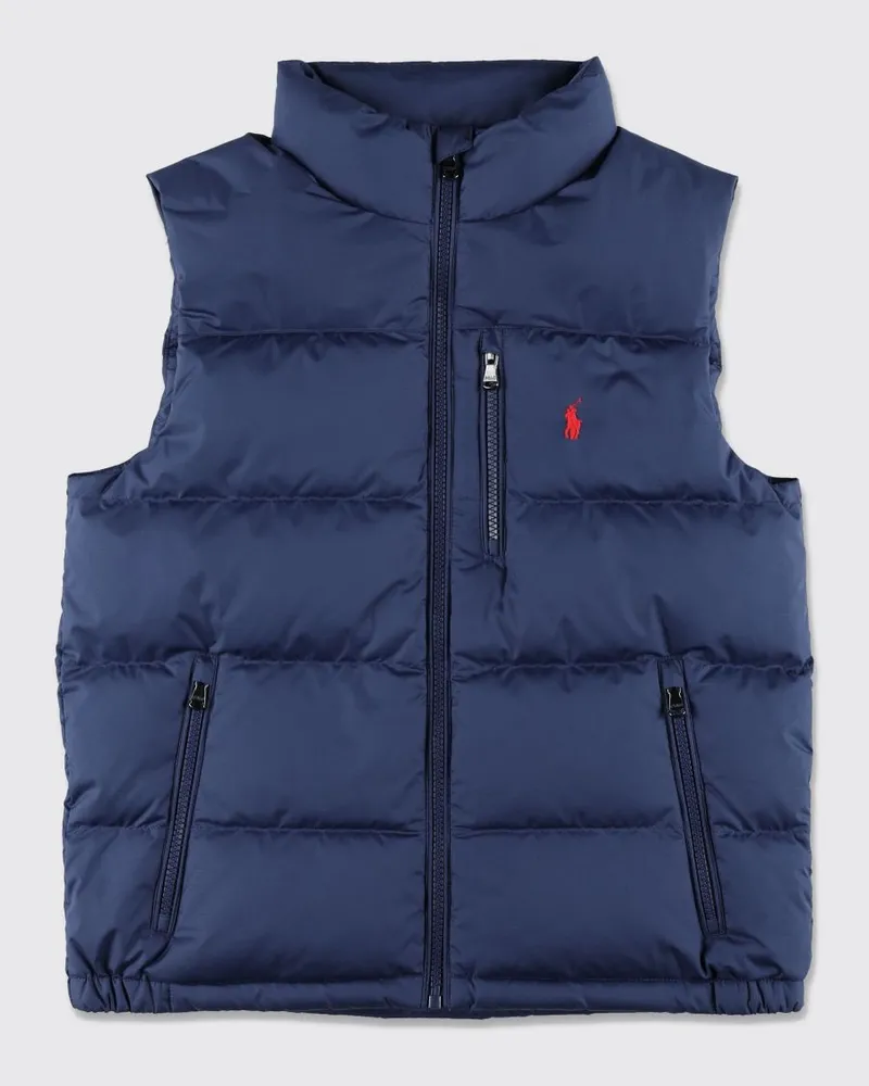 Ralph Lauren Gesteppte Daunenweste aus Nylon für Jungen Blau