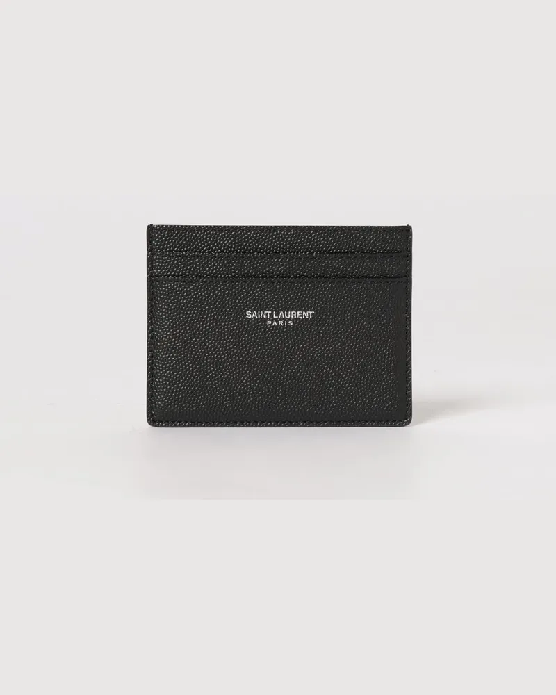 Saint Laurent Portemonnaie herren Schwarz