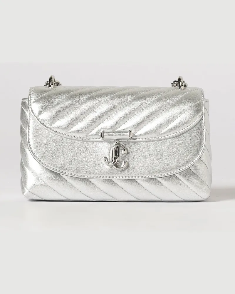 Jimmy Choo Schultertasche damen Silber
