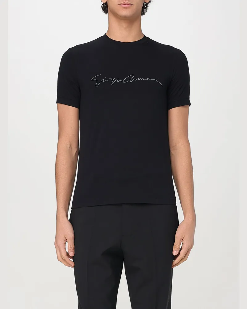 Giorgio Armani T-shirt herren Schwarz
