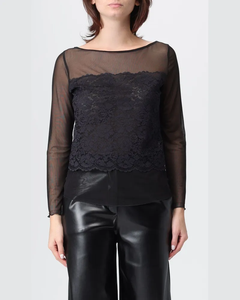 Hanita Top damen Schwarz