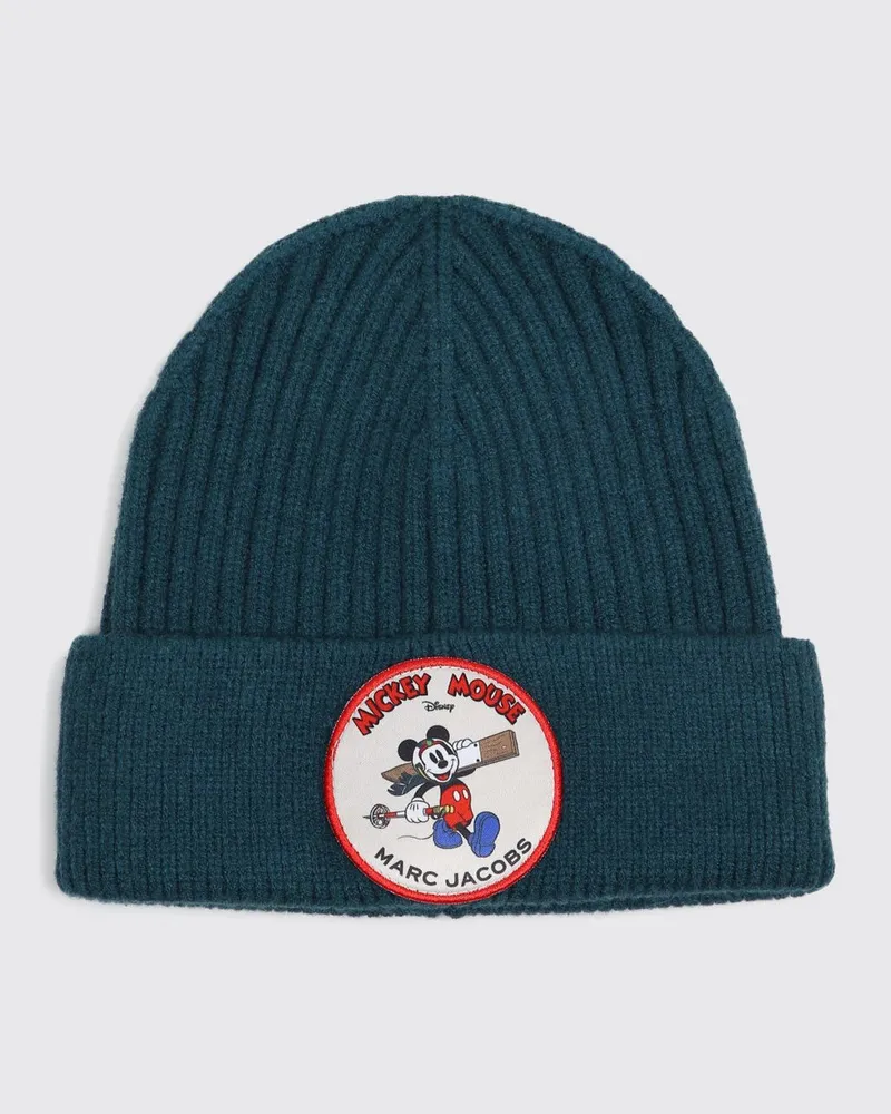 Marc Jacobs Beanie von für Jungen aus Baumwolle mit Disney-Print und Umschlag Grün