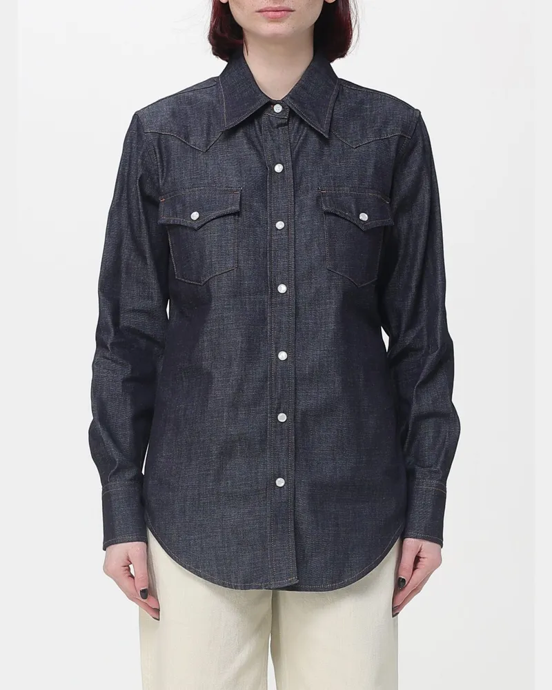 A.P.C. T-shirt damen Blau