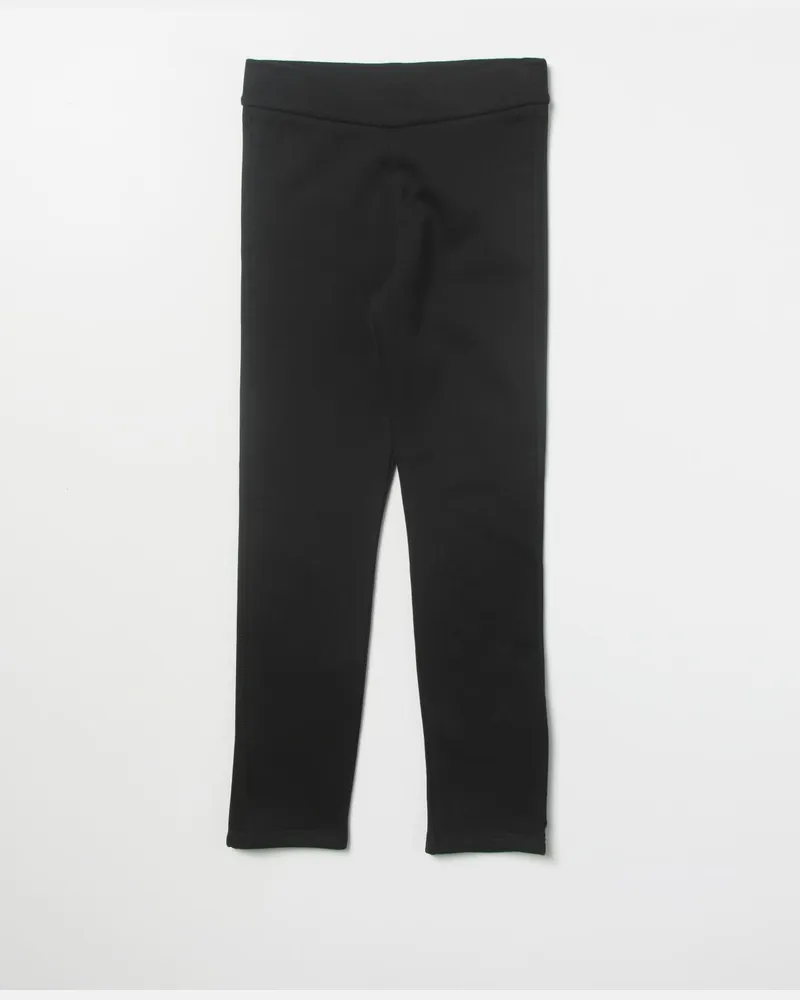 Moncler Leggings mit Logo aus Baumwolle Schwarz