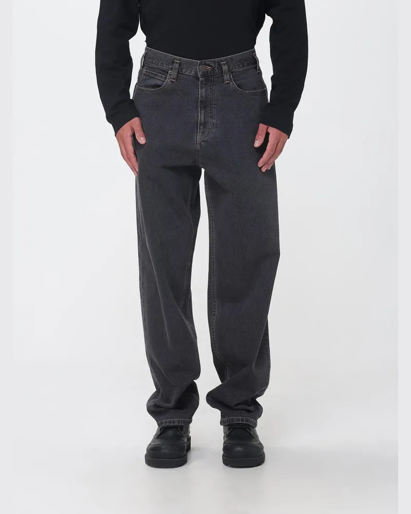 Emporio Armani Straight-Fit-Jeans mit mittlerer Leibhöhe aus Stretch-Baumwolldenim Grau