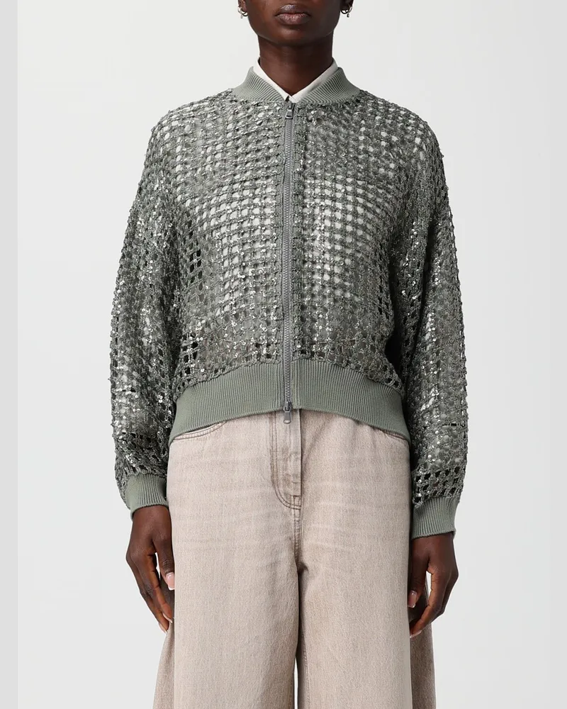 Brunello Cucinelli Pullover damen Grün