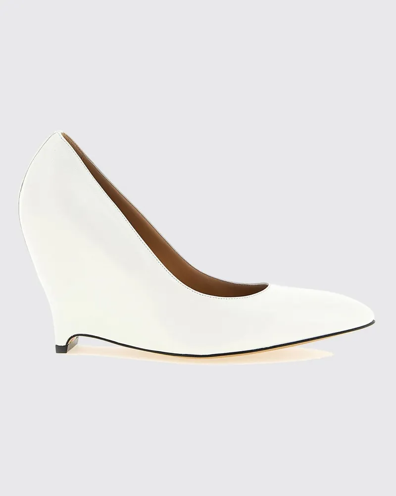 Maison Margiela Keilabsatz-Pumps aus Leder Weiß