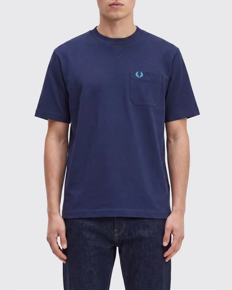 Fred Perry T-shirt herren Blau
