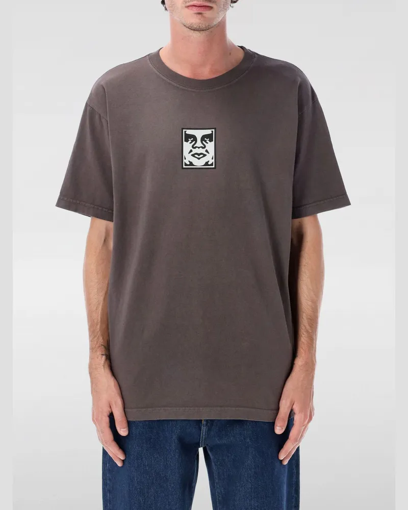 Obey T-shirt herren Schwarz