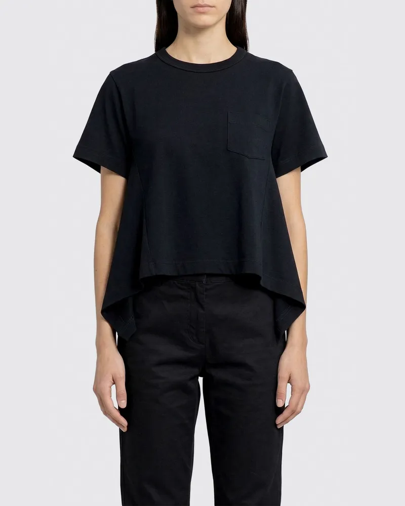 Sacai T-shirt damen Navy