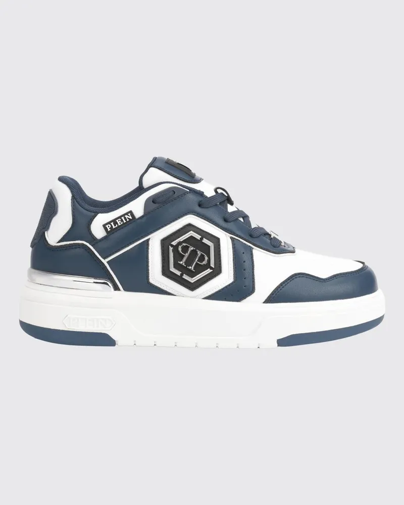 Philipp Plein Runner Hexagon Predator Schnürsneakers Blau