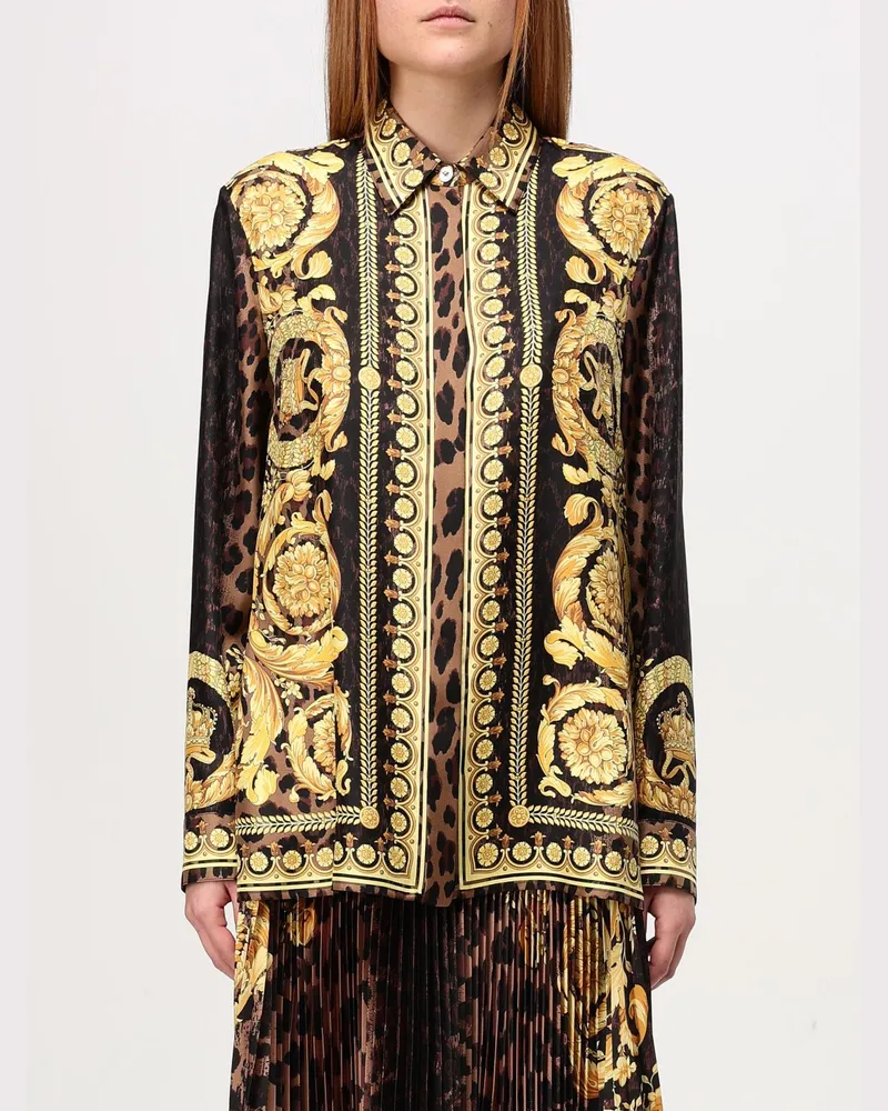 Versace Hemdbluse damen Gold