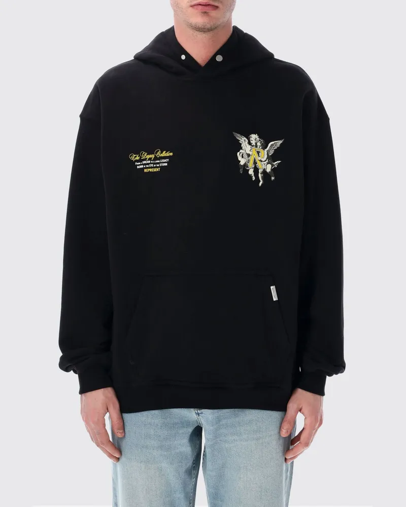 REPRESENT Sweatshirt herren Schwarz