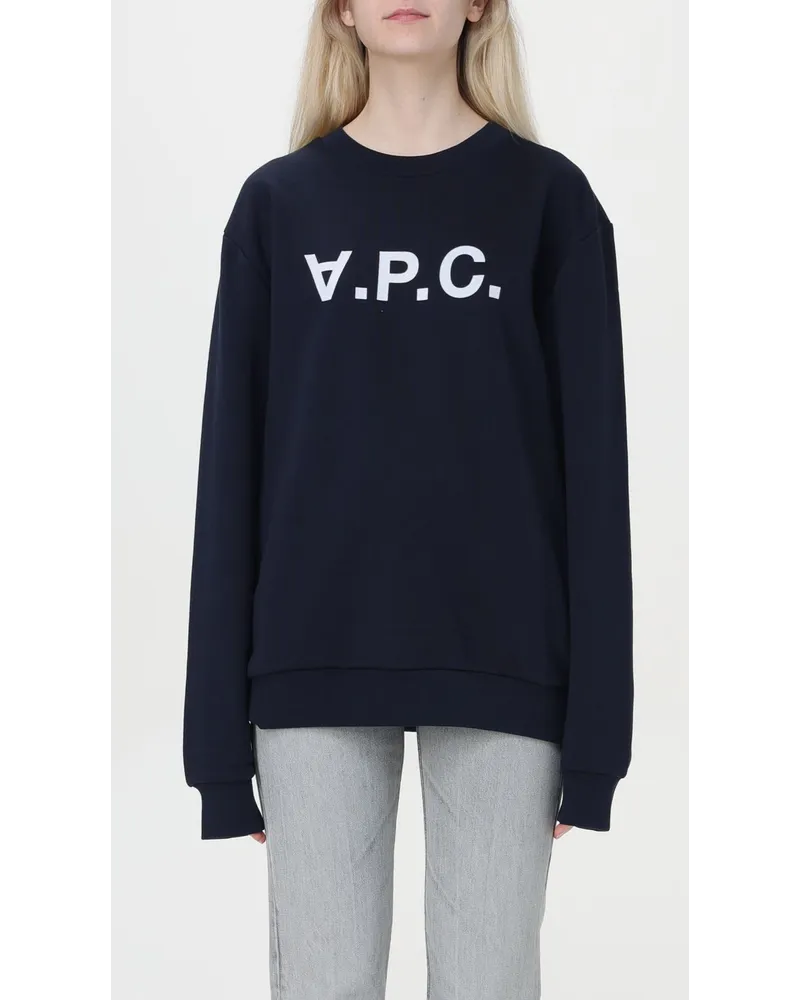 A.P.C. Sweatshirt damen Navy