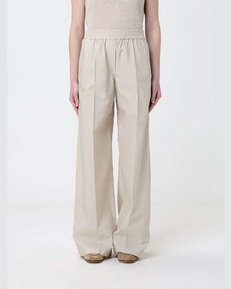 Brunello Cucinelli Hose damen Cream