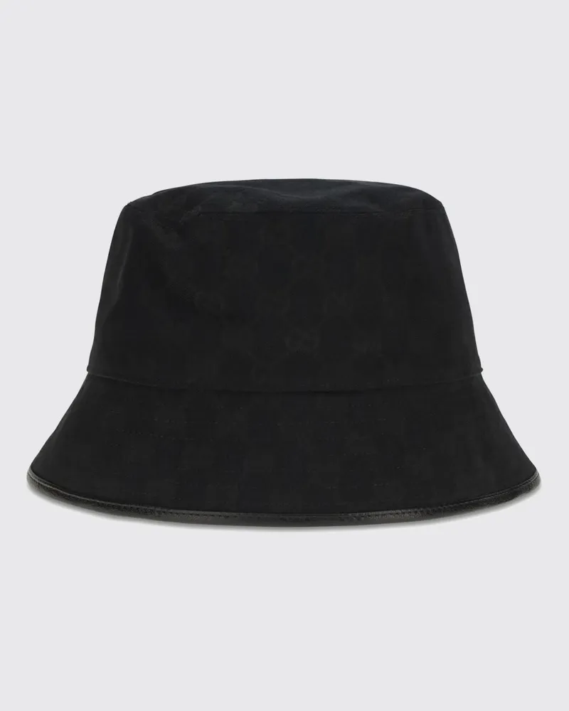 Gucci GG-Monogramm-Jacquard-Bucket-Hat aus Baumwollmischgewebe Schwarz
