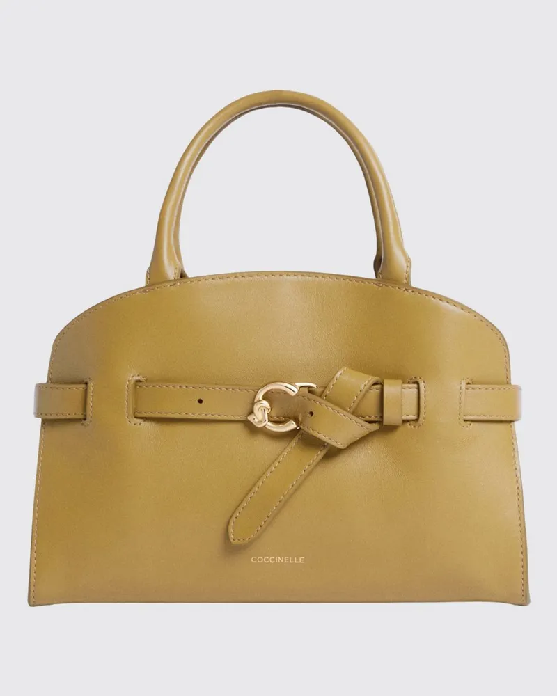 Coccinelle Sabine Tasche aus Leder Grün