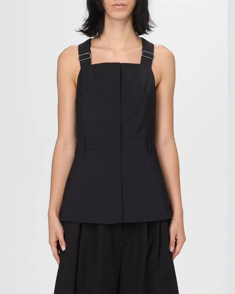 tibi Top damen Schwarz